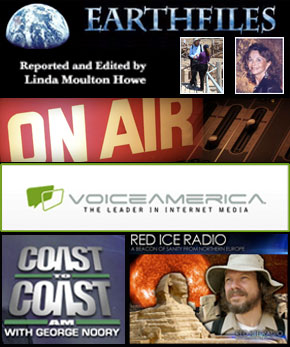 Poster for various radio programs I have been interviewed for