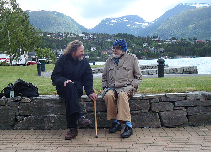 Robert Schoch and John Anthony West together in Norway