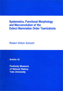 Front cover of Systematics, Functional Morphology and Macroevolution of the 
							Extinct Mammalian Order Taeniodonta