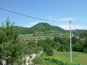 Image of the so-called Bosnian Pyramid of the Moon