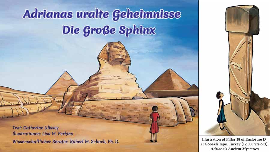 Promo for Schoch and Ulissey children's book: Adriana's Ancient Mysteries: 
					The Great Sphinx