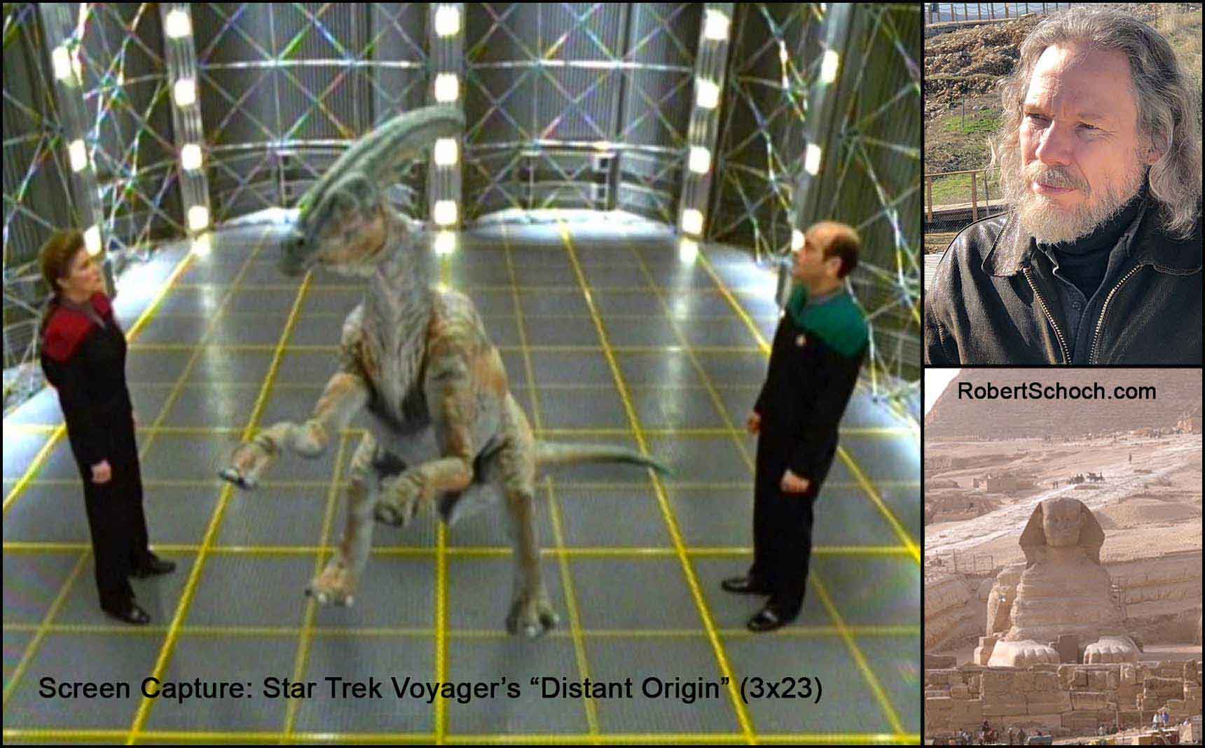 A meme regarding Star Trek Voyager's Distant Origin Episode