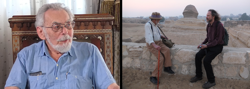 John Anthony West and Robert Schoch together in Egypt in 2017